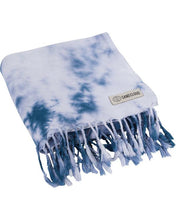 Load image into Gallery viewer, Navy Acid Wash Towel